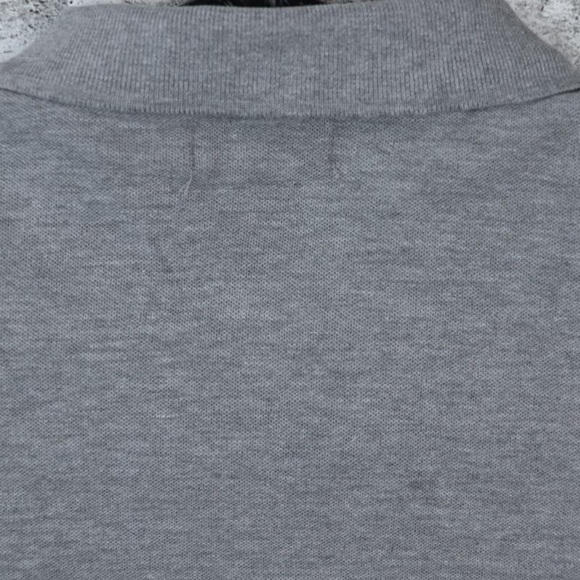 Mate Made in Italy Men’s Polo Gray Polo Button Collared Shirt Organic Cotton. M - Picture 7 of 10